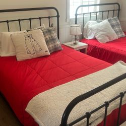 (2) Full Beds With Frames.  