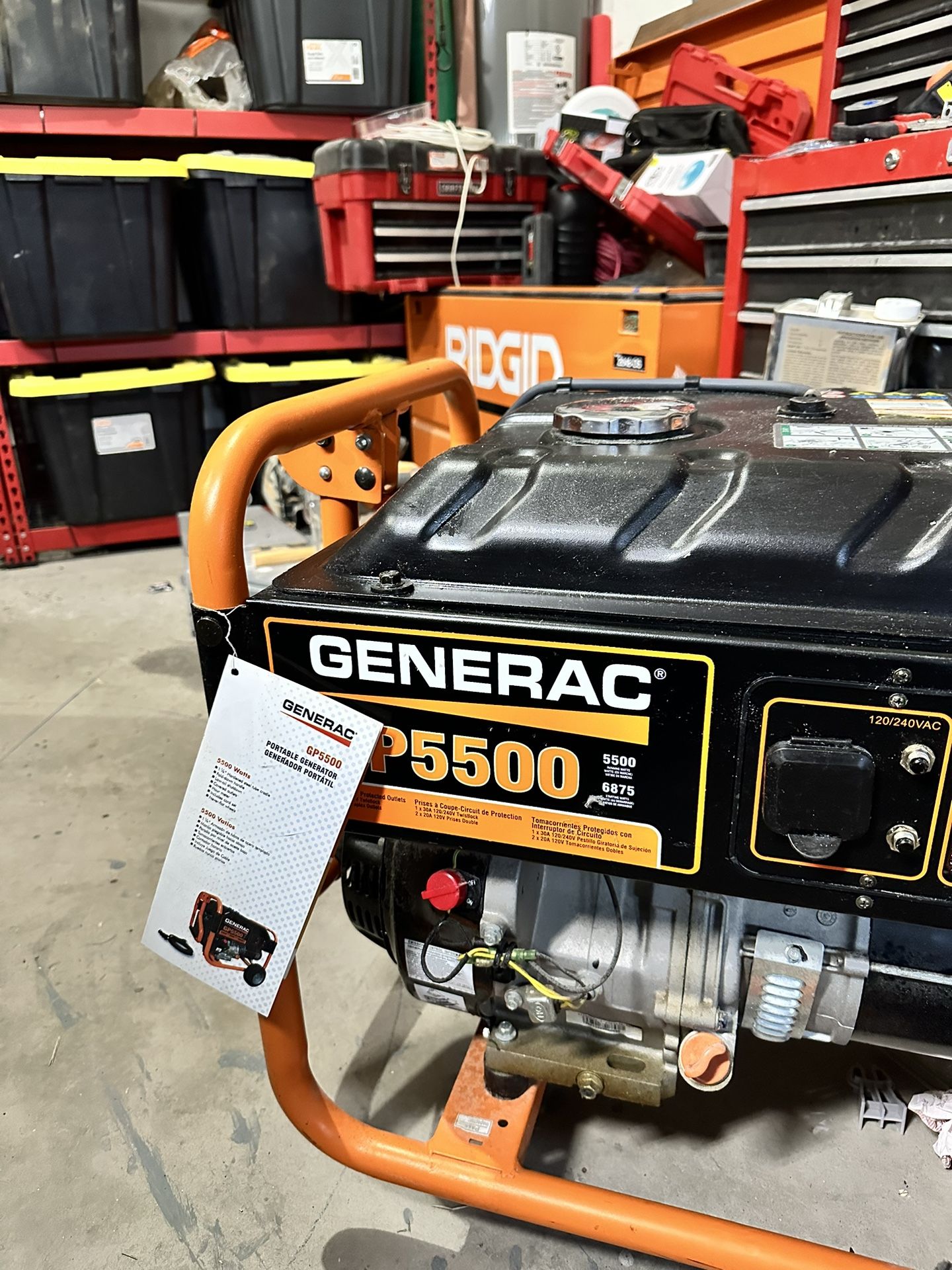 GENERAC GP5500 Portable Generator for Sale in Chesapeake, VA OfferUp