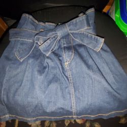 Black Label denim skirt sz S