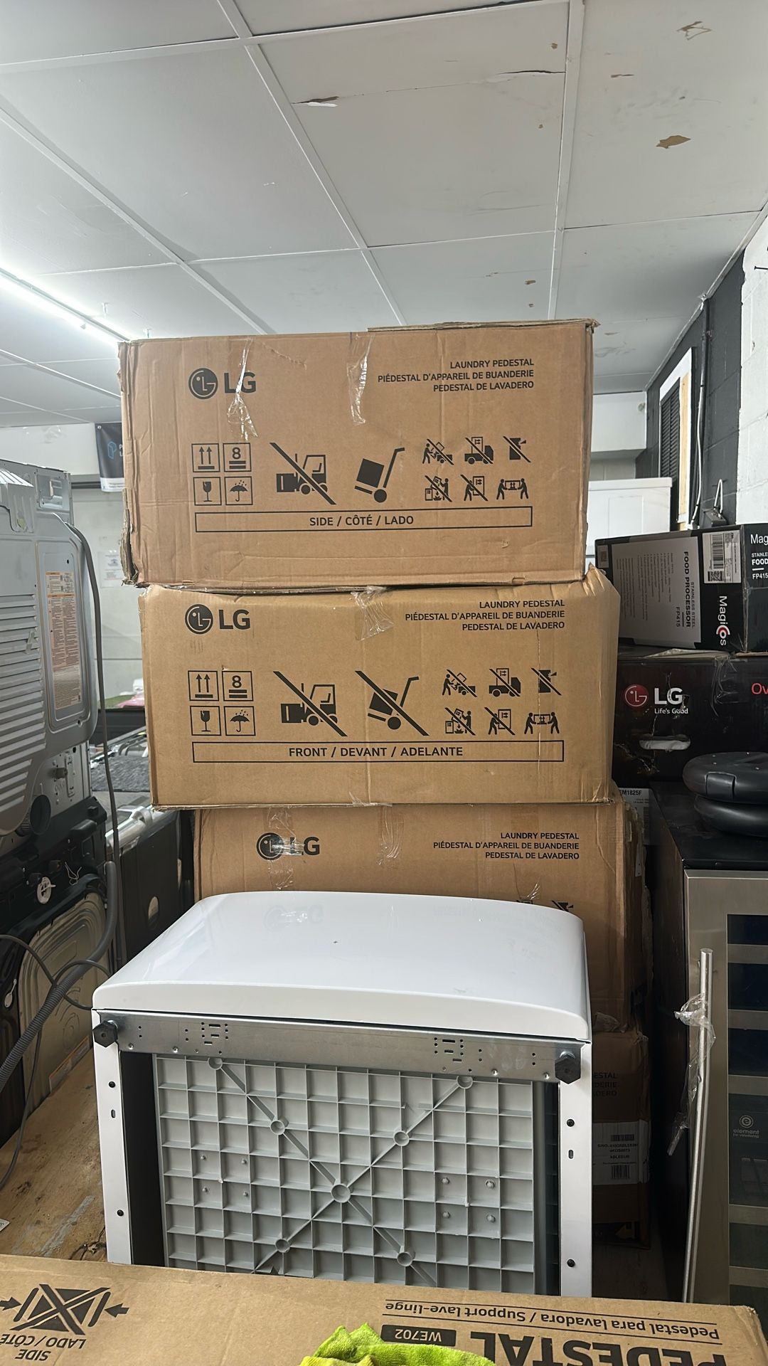 LG Laundry Pedestal Parts (4 Available)