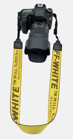 Off-white camera strap