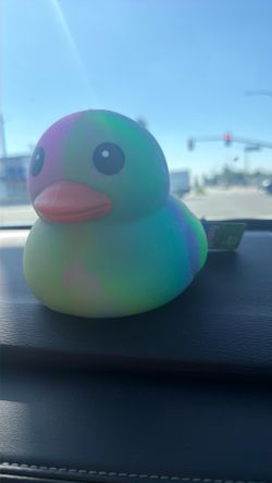 Squeezy Tie Dye Duck