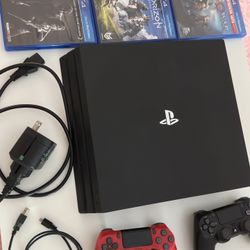 PlayStation 4 Pro With 2 Controllers
