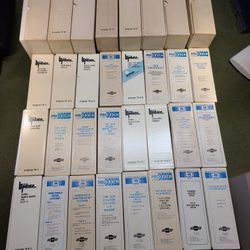 Huge Lot of 97 GM Chevrolet Service Training Auto Repair Filmstrips & Cassettes
