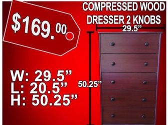 New compressed Wood Dresser