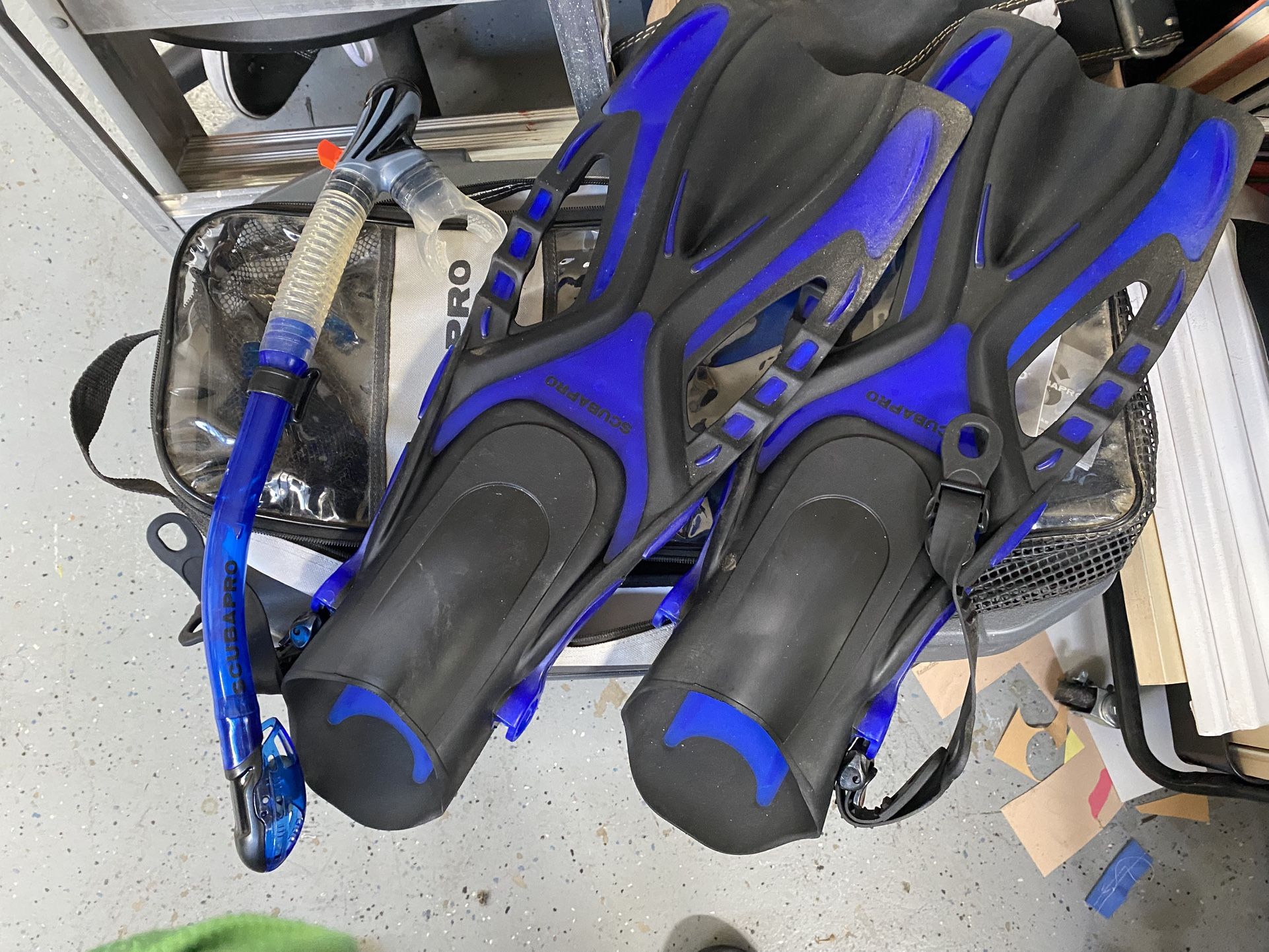 Snorkeling Gear Fins And Snorkel