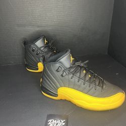 Size 7Y (GS) - Jordan 12 Retro 2020 Mid University Gold