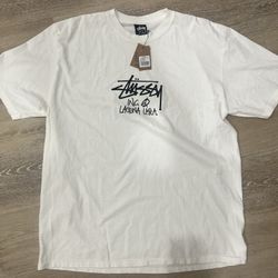 stussy laguna tee natural size large