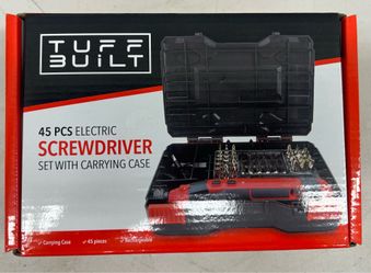 Electric Screwdriver Set with Carrying Case