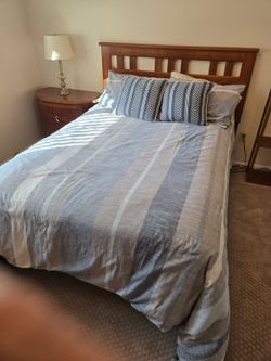 Full Size bed, frame, and Headboard