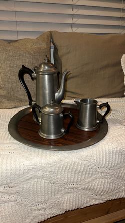 Vintage /antique coffee tea set pewter