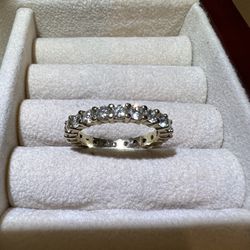 2.5 Ct Natural Diamond Eternity Wedding Band Ring