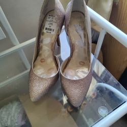 Champagne Glitter Heels