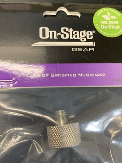 On-Stage Stand MA-100 Female to 3/8 Male Microphone Thread Adapter