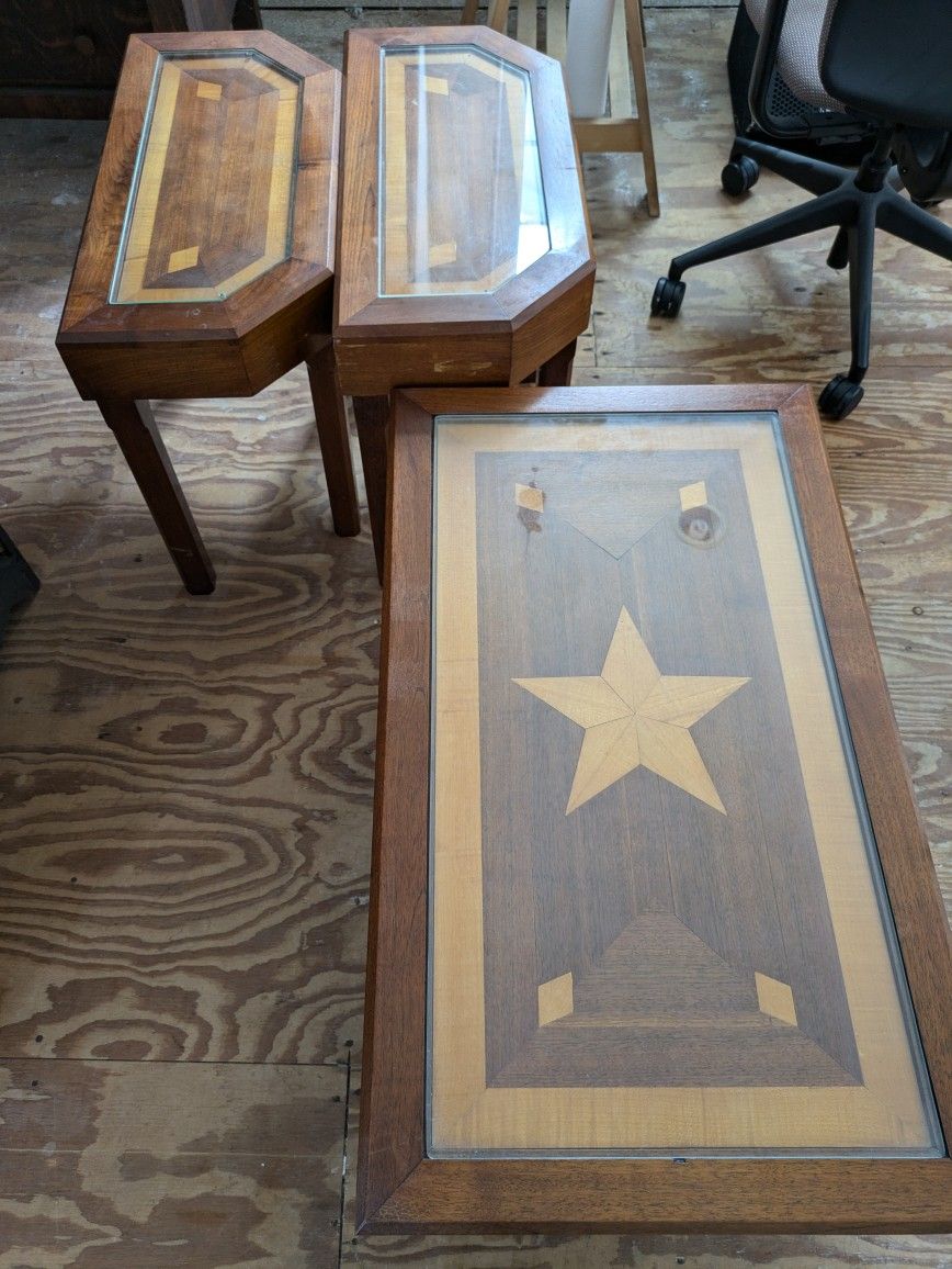 Coffee Table and two end tables