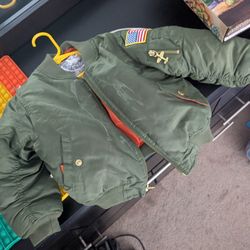 Reversible Bomber Jacket For A Boy Or Girl Size 4