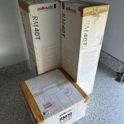 Polk RM40T and RM10 Speakers