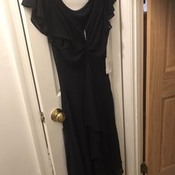 Black Dress Rhinestone And Lace