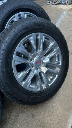 OEM CHEVY GMC RIMS TIRES 20”