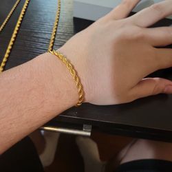 Gold Plated Chains/bracelets 