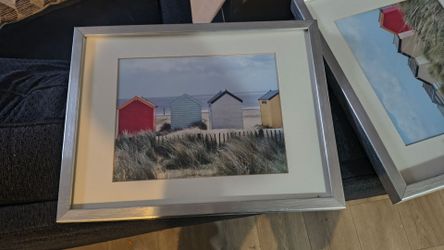 Sea side picture in frame