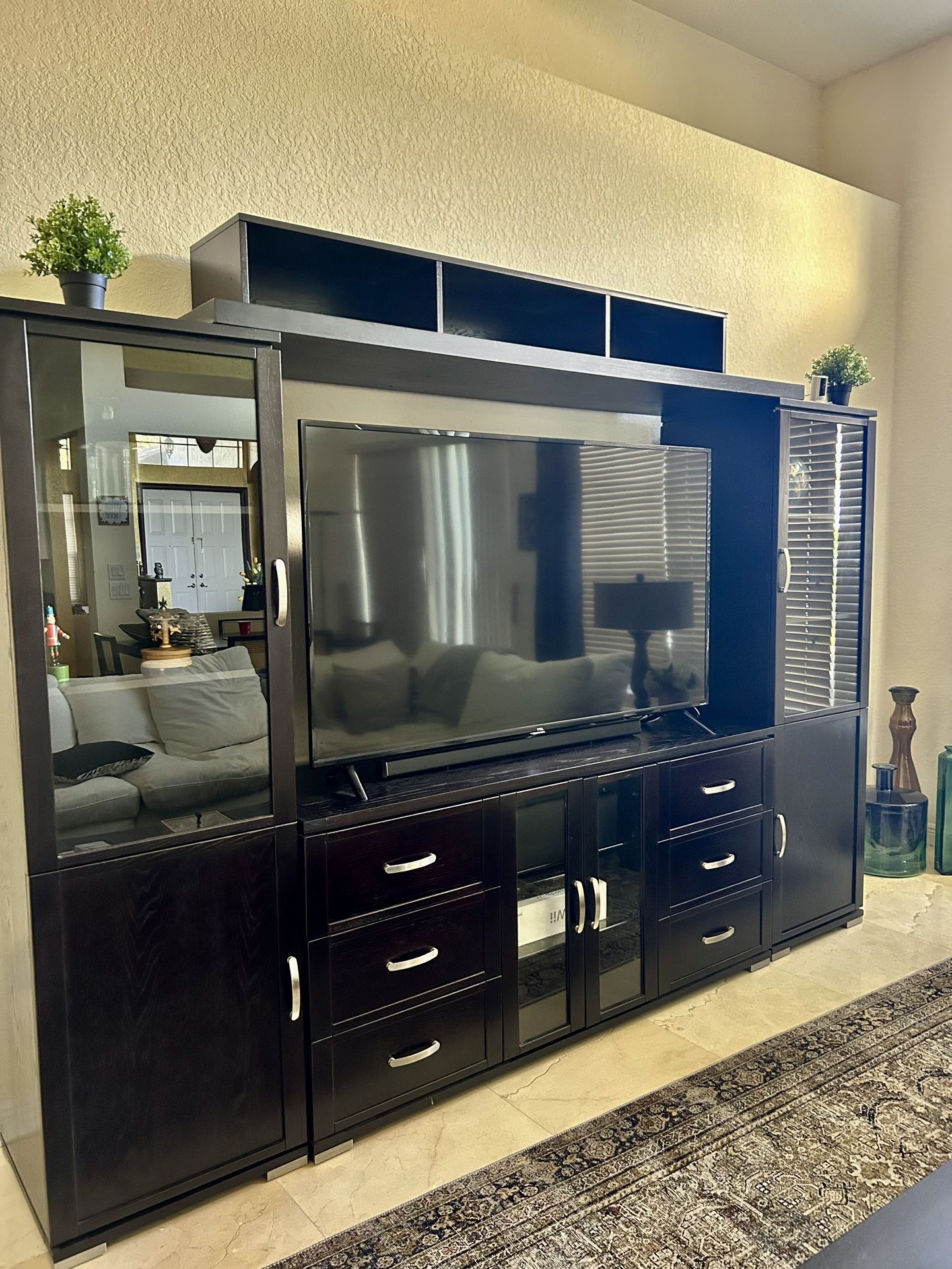 Modern Entertainment Center - Excellent Condition!