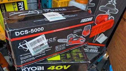 ECHO 56V Battery-Powered 18 Inch Rear Handle Chainsaw With Battery & Charger