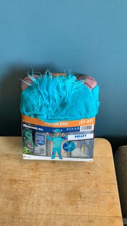 HALLOWEEN DISNEY MONSTERS INC SULLEY TODDLER SIZE 3T-4T COSTUME