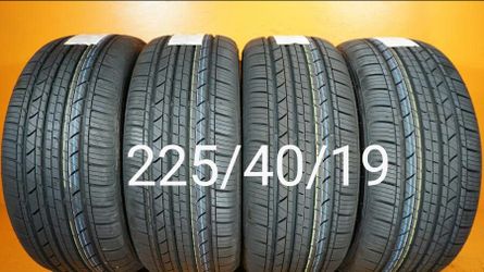 4 New Tires For Sale 225/40/19 We Service Motorcycle Tires