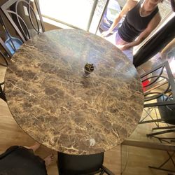 High Top Kitchen Table And Stools 