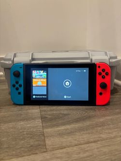 Nintendo Switch Console Bundle Red Blue Joy-Con Crash Bandicoot Heavy Duty Case