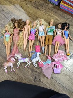 lot of barbies