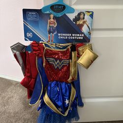 Wonder Woman Size 3T/4T Custom