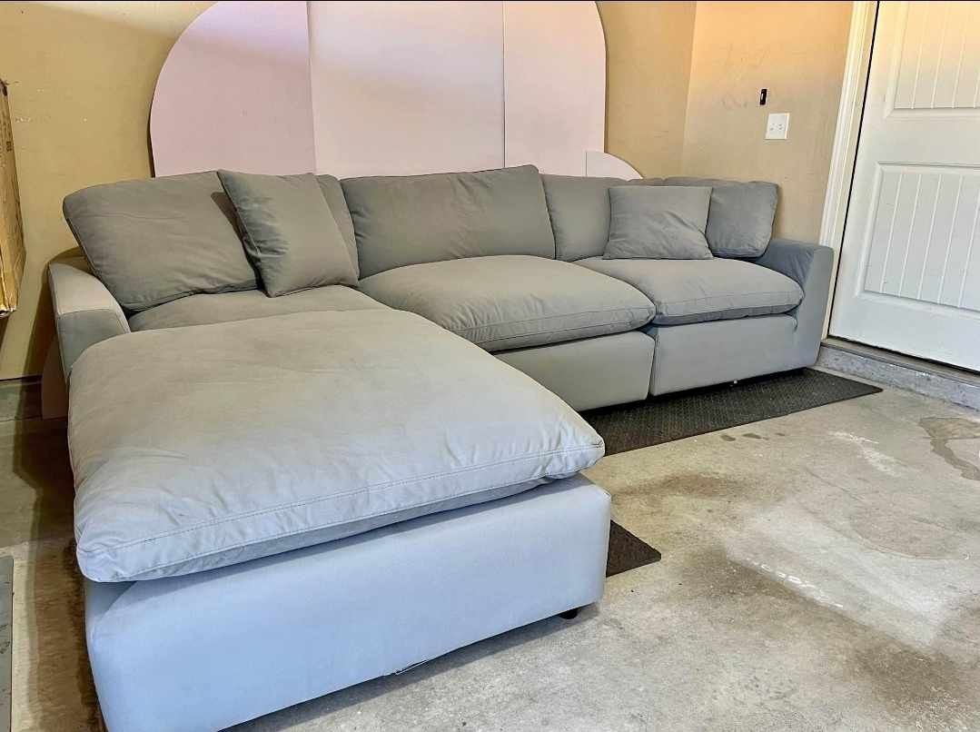 Brand New Grey Sectional Sofa