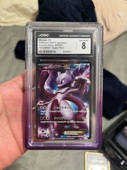 Mewtwo EX CGC 8 Japanese 1st Edition