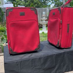 Red Cloth Luggage