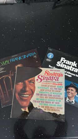 3 frank Sinatra record albums