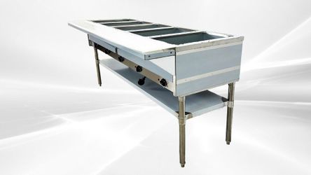NSF 5 plate warmer steam and dry table 220v NH-5
