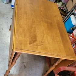 Dinner Table With  Drop Leaf