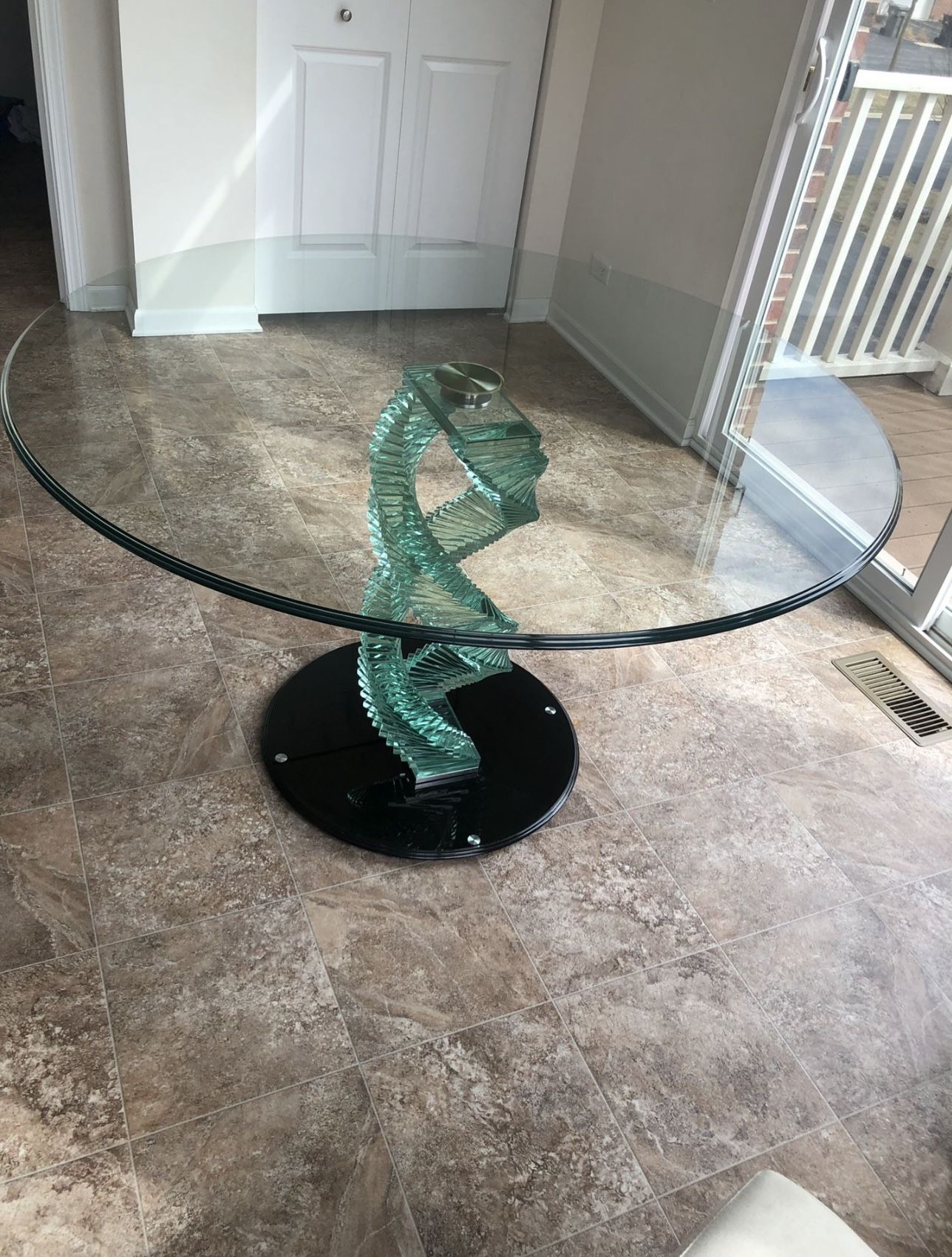 Elegant Glass Coffee Table 