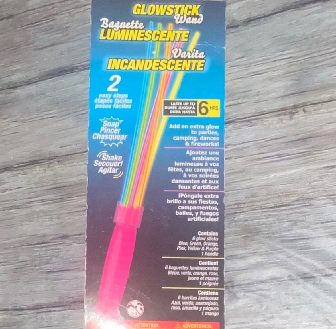 New Multicolored Glow Stick Wand