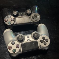 Two PS4 Controllers 