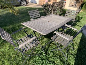 Patio table set