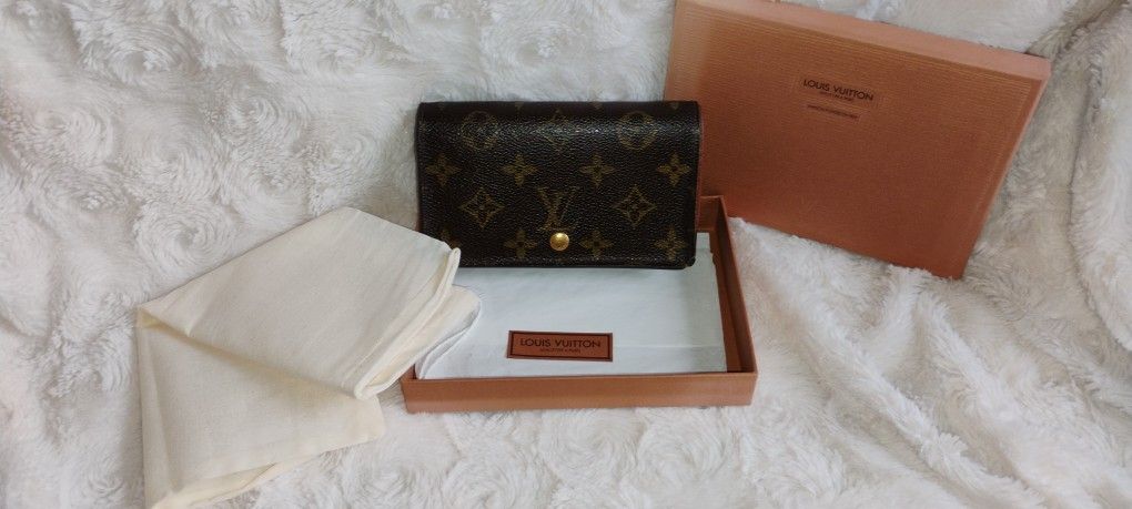 Louis Vuitton Porte Monnaie Billets Tresor Wallet Monogram