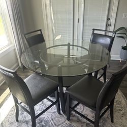 5 Peace 48inch Round Dinning Table With Chairs