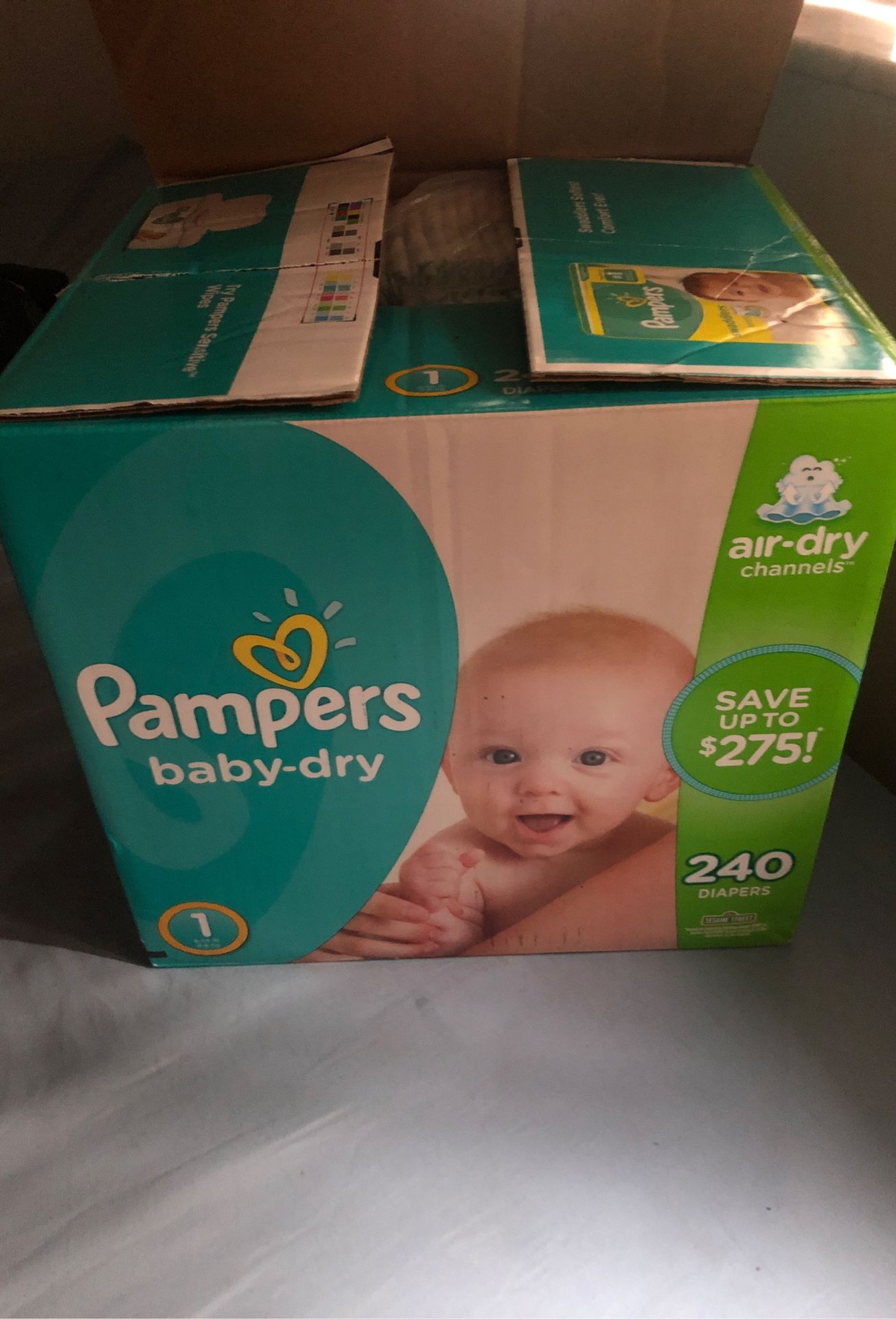 Size 1 baby diaper