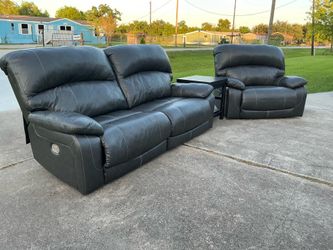 Motion, headrest recliner sofa, and oversized chair