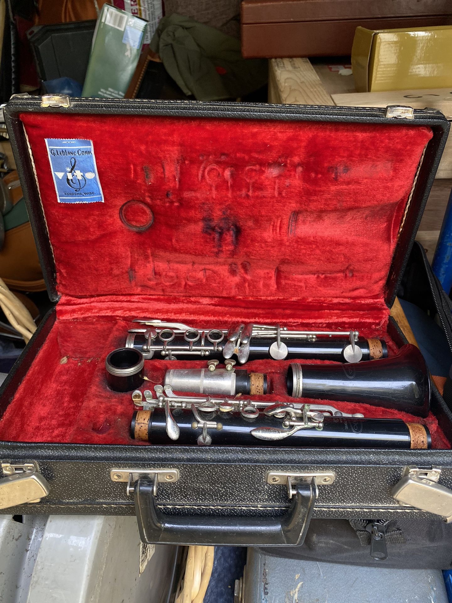 Vintage Clarinet With Hard Case 