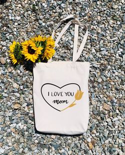 Mother’s Day canvas tote bag