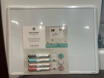 U Brands Dry Erase Whiteboard Value Pack, 17 x 23 inches, White Plastic Frame, 4595U